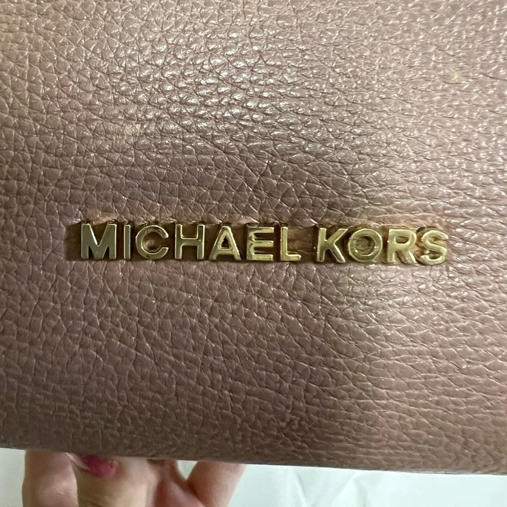 Michael Kors Brown Leather Shoulder Bag
